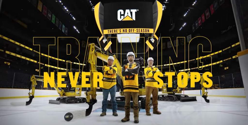 Caterpillar National Hockey League video thumbnail operators on ice