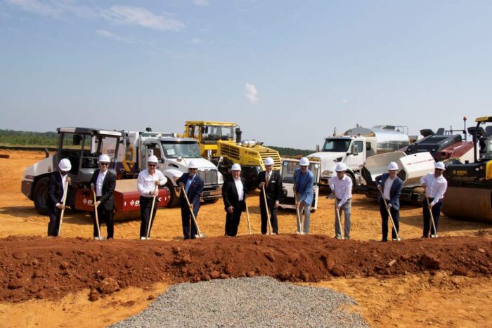 Fayat Groundbreaking first dirt