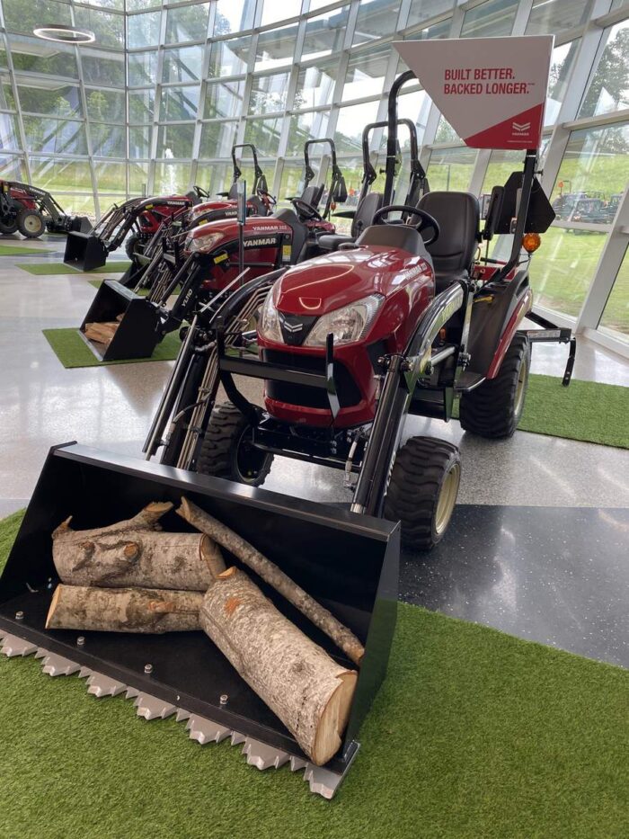 Yanmar CE Media Days EVO Center inside tractors