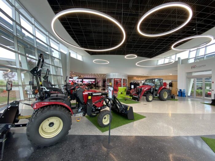 Yanmar CE Media Days EVO Center inside tractors 