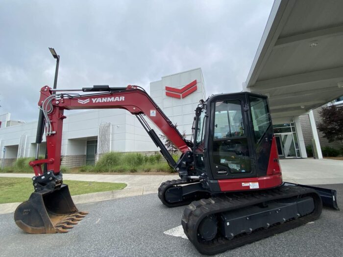 Yanmar CE Media Days EVO Center mini excavator outside