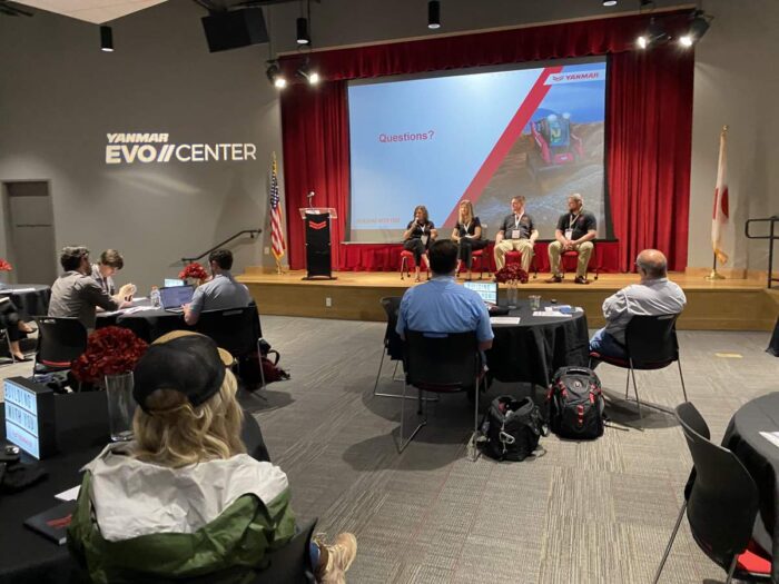 Yanmar CE Media Days press conference