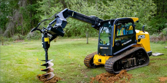 JCB auger