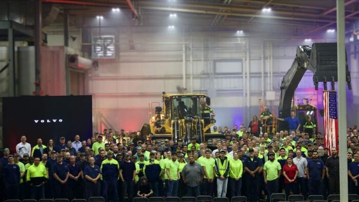 Volvo Construction Equipment people with wheel loader Shippensburg, PA