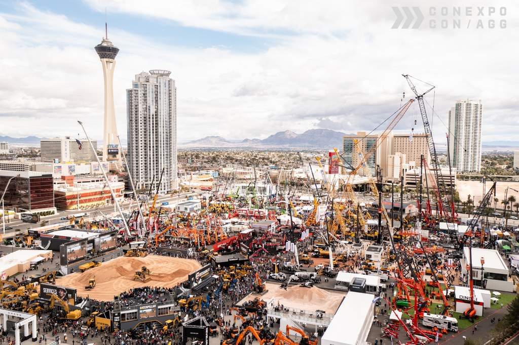 CONEXPO CONAGG ariel image of the festival lot