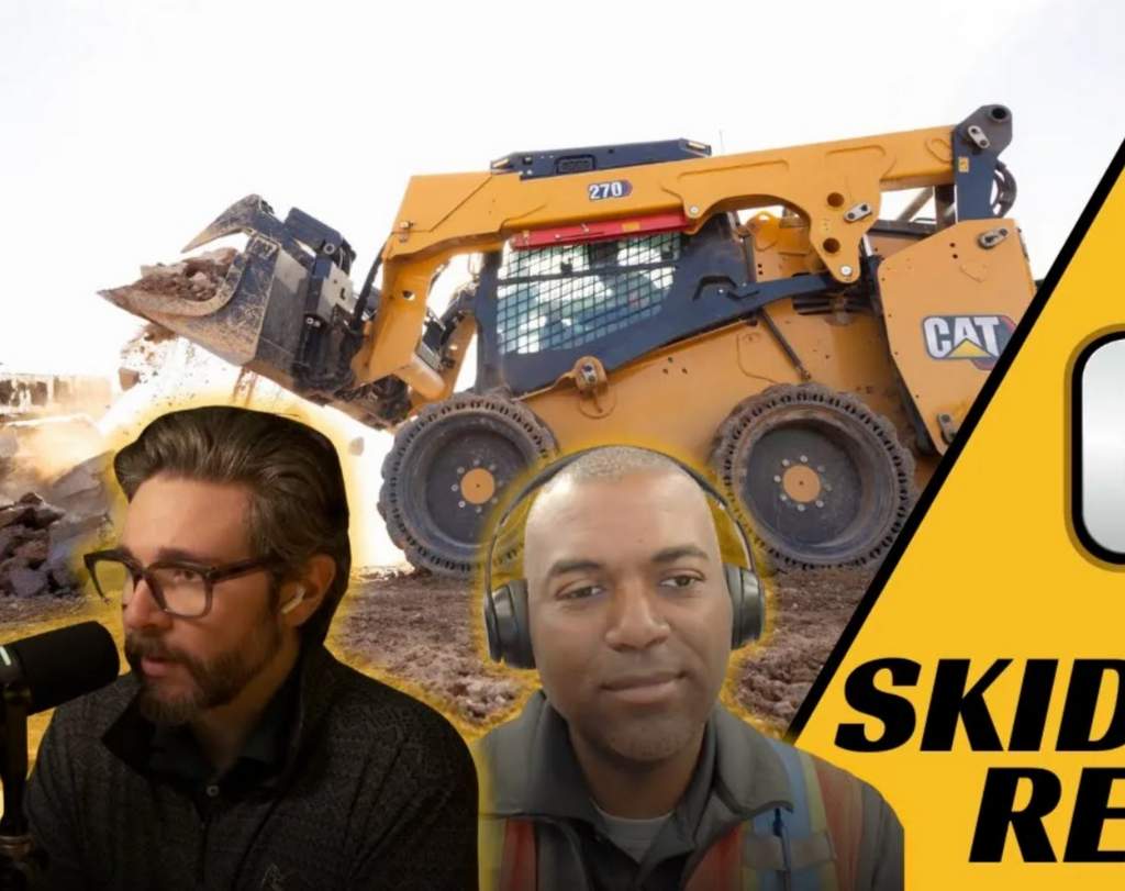 Machine Heads Caterpillar skid steer with Dante Thomas interview