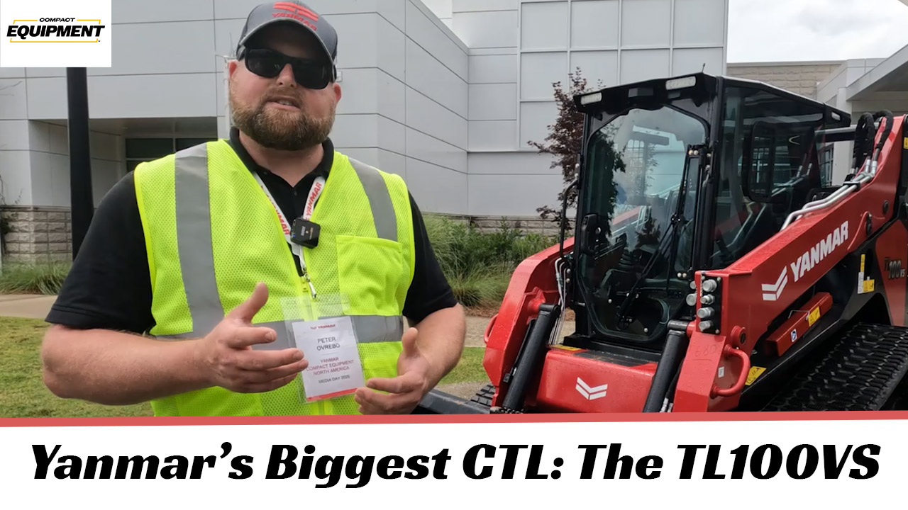 Yanmar TL100VS compact Track Loader Machine Heads Thumbnail Flat