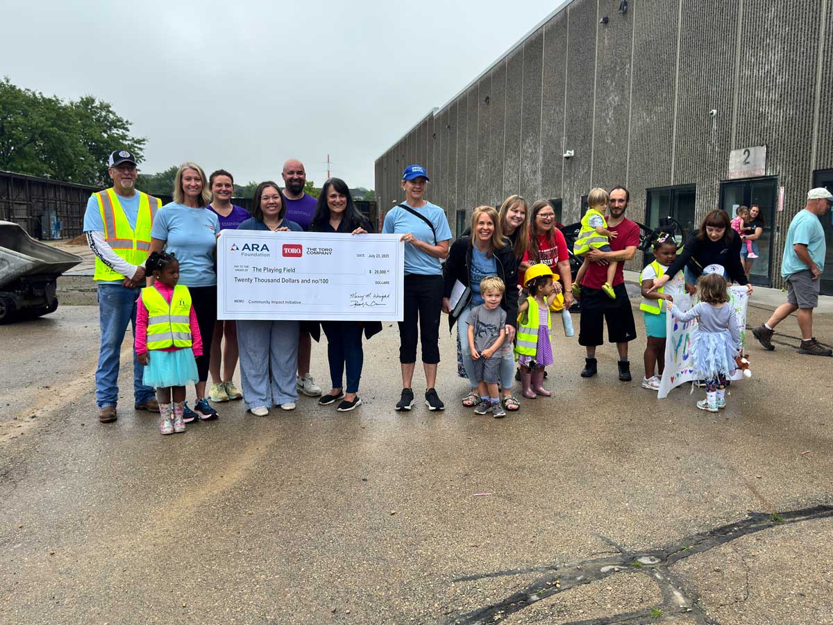 Toro and ARA Foundation impact project