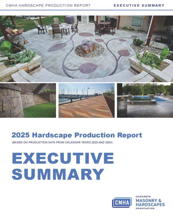 2025 CMHA Hardscape Production Report cover 