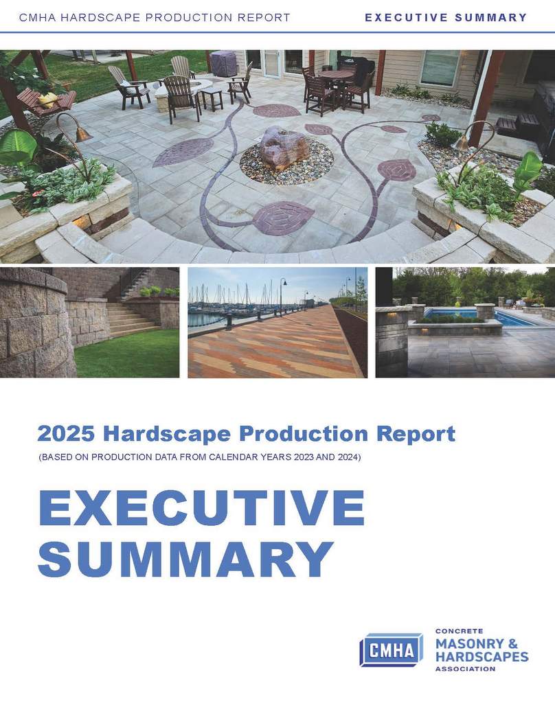 2025 CMHA Hardscape Production Report cover