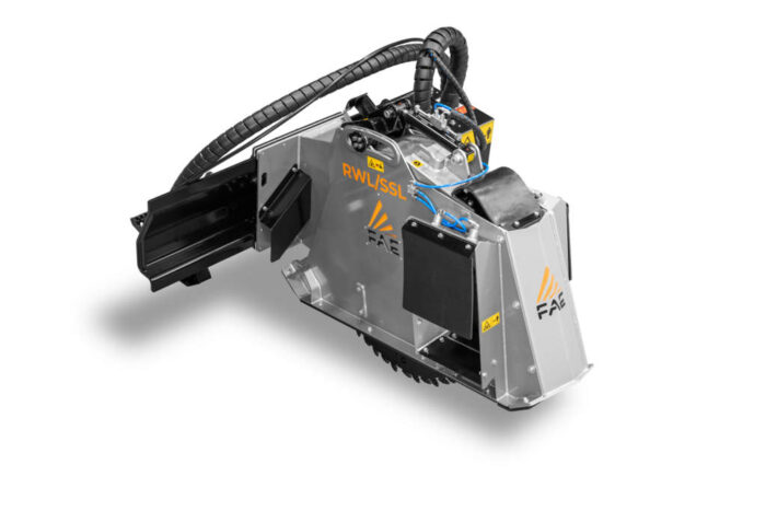 FAE RWL/SSL: The new wheel saw for 50-75 hp skid steers.