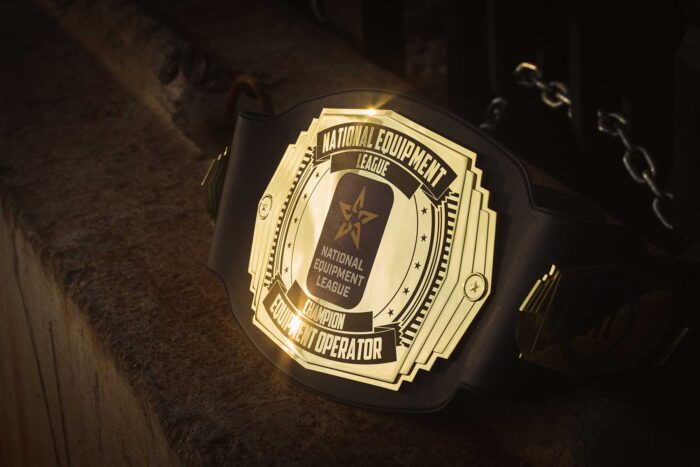 NEL championship belt