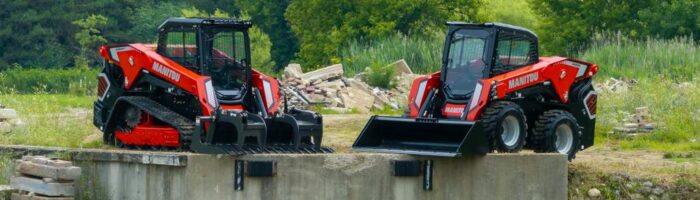 Manitou's New Large frame skid steers and compact track loaders