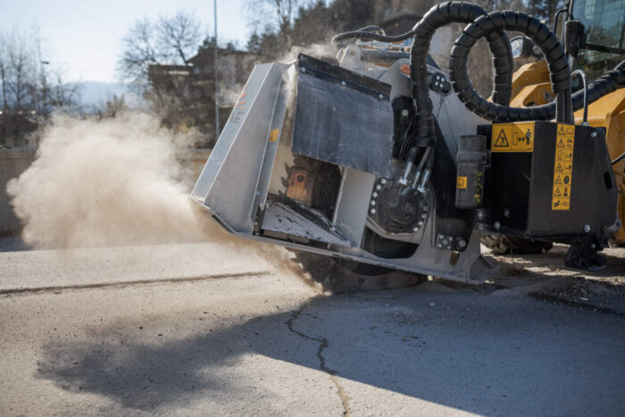FAE RWL/SSL: The new wheel saw for 50-75 hp skid steers. 