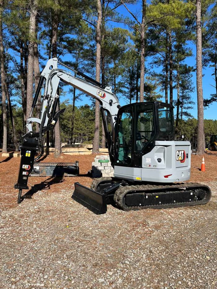 Cat excavator