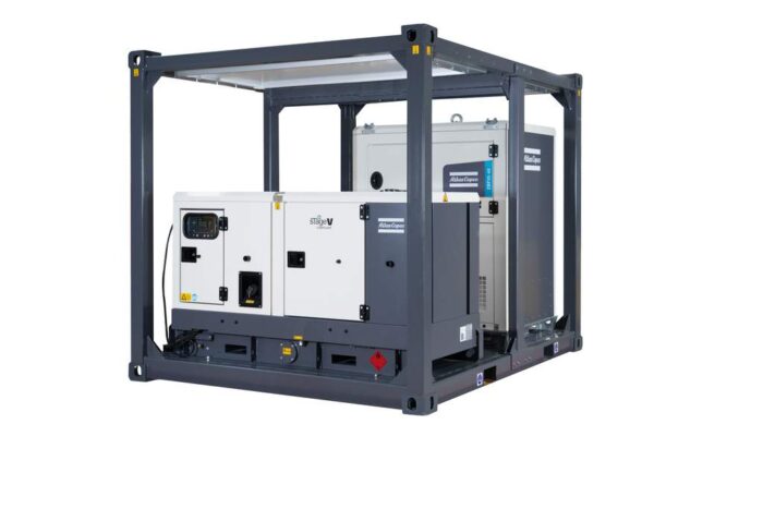 Atlas Copco EPH 80 S5 Front hybrid generator system