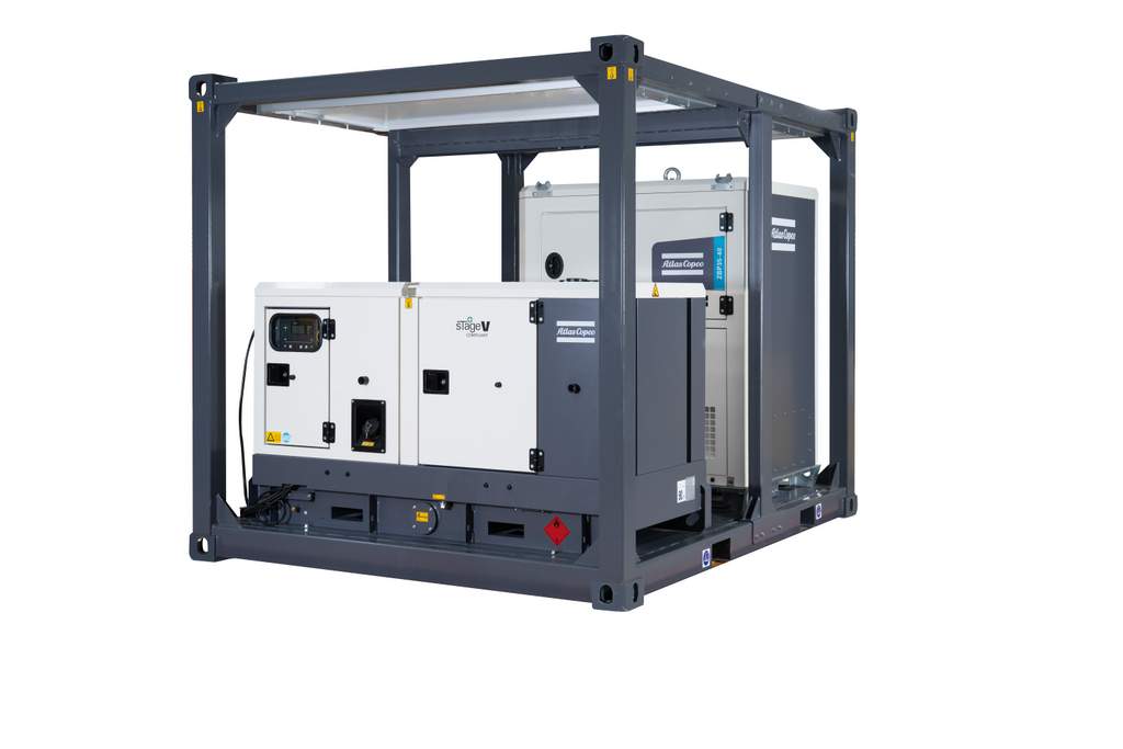 Atlas Copco EPH 80 S5 Front hybrid generator system