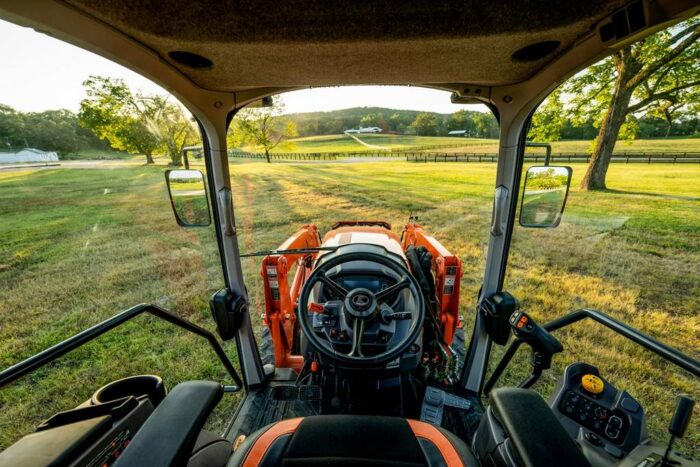 Kubota Grand L70 tractors glass first cab