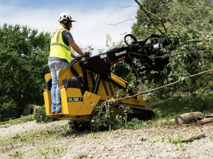 Vermeer ML130 mini loader grappling brush