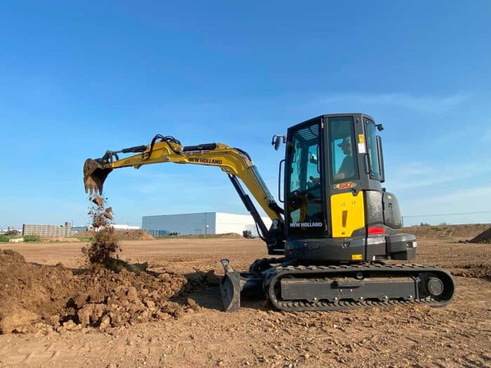 New Holland excavator