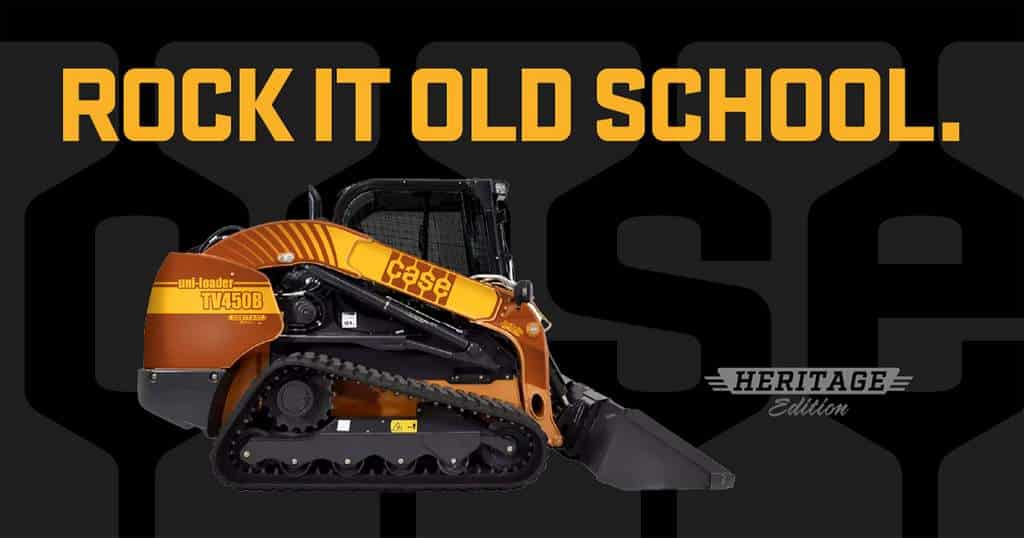 Case Construction Equipment Ironskins heritage wrap on a track loader