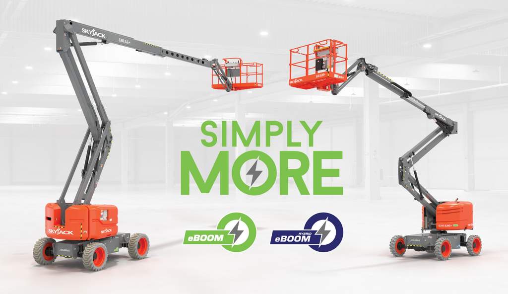 kyjack's Hybrid-Electric and Battery-Electric Articulating Booms Arrive in North America