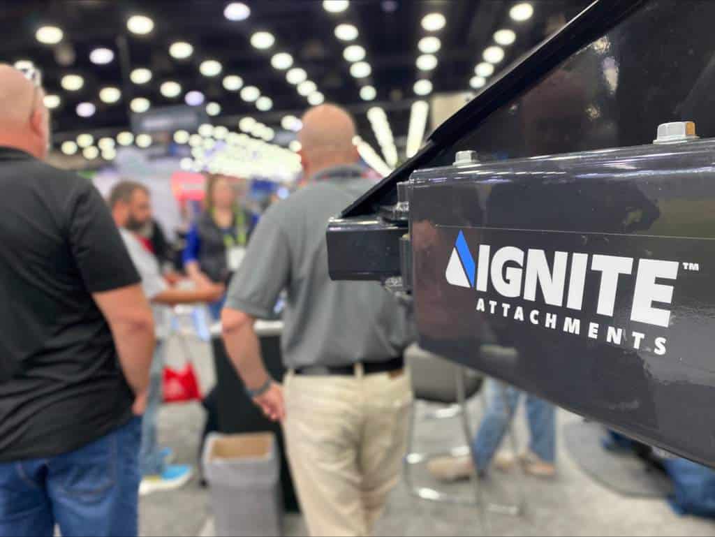 Ignite attachment at the booth