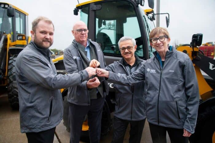 Nors Volvo Habitat GTA electric compact wheel loader 