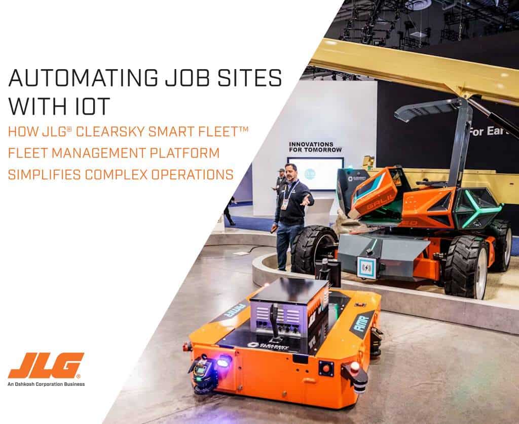 JLG Releases New Whitepaper “Automating Job Sites with IoT