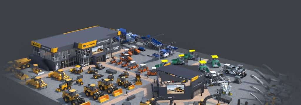 John Deere and Wirtgen booth at CONEXPO 2026