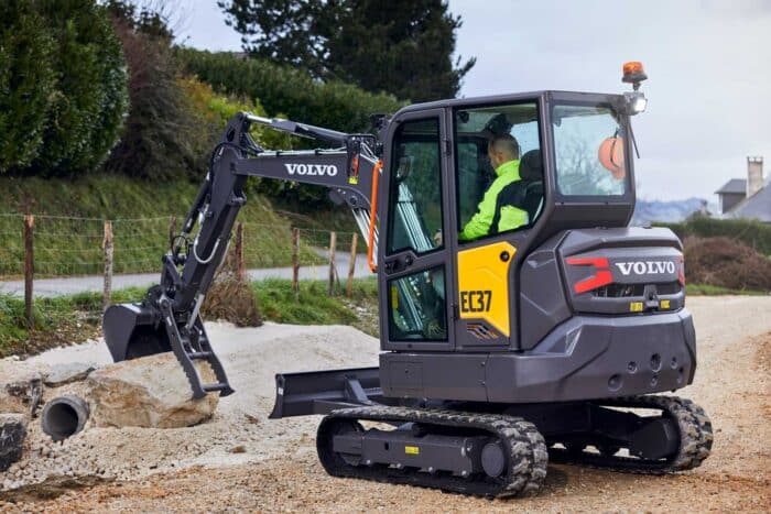 Volvo mini excavator