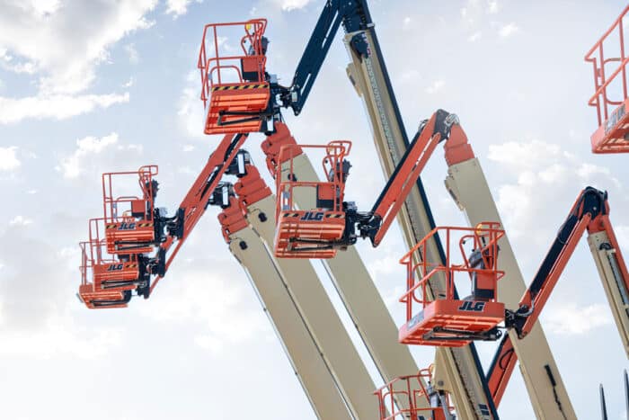 JLG boom lifts