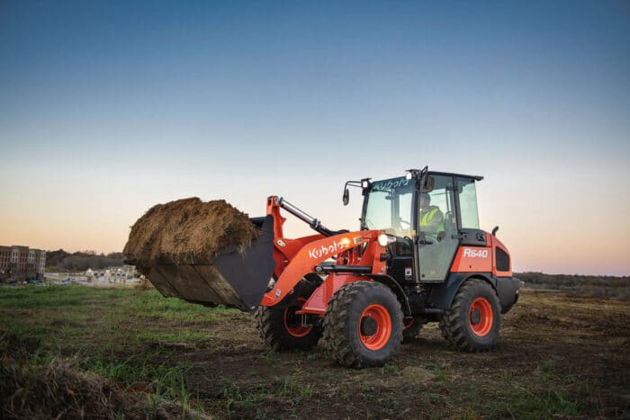 Kubota compact wheel loader