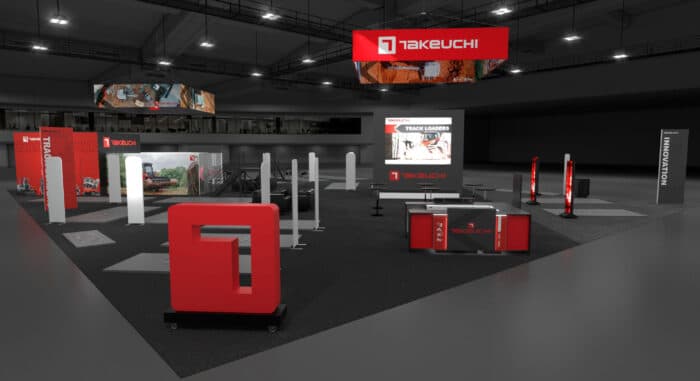 Takeuchi CONEXPO booth