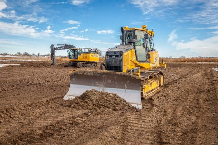 A Brooks Tractor and Trimble collaboration John Deere tractor