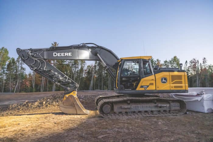 A John Deere excavator for the Building America contest