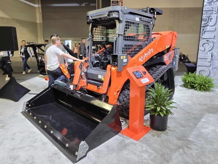 Kubota's SVL110-3 compact track loader