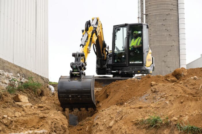 New Holland mini excavator