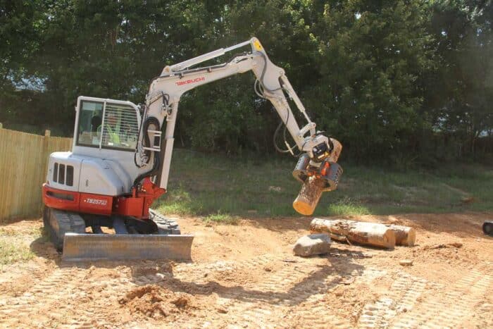 Takeuchi mini excavator