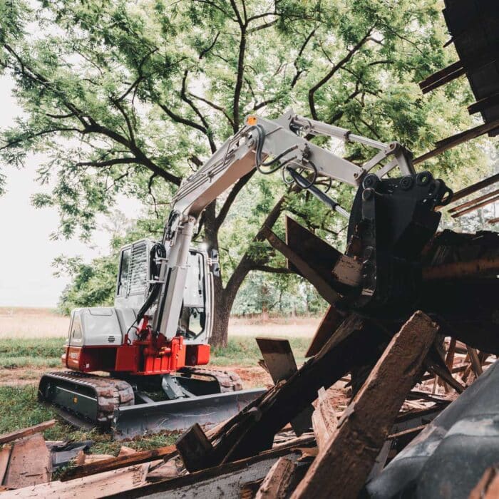 Takeuchi mini excavator