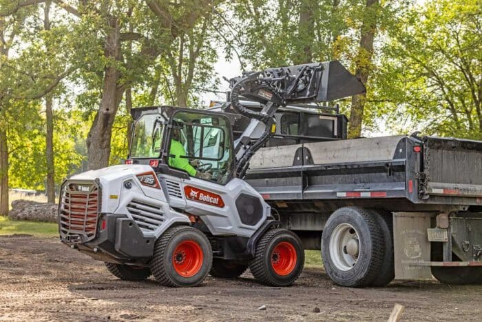 Bobcat small articulated loader