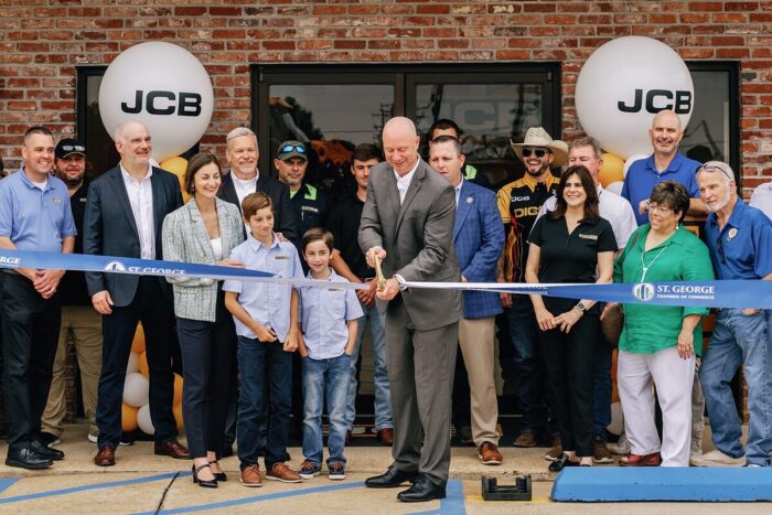 JCB Gulf Coast ribbon cutting