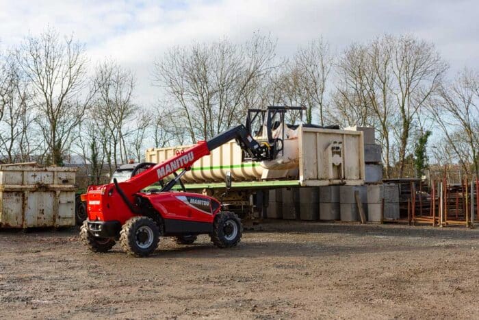 Manitou compact telehandler