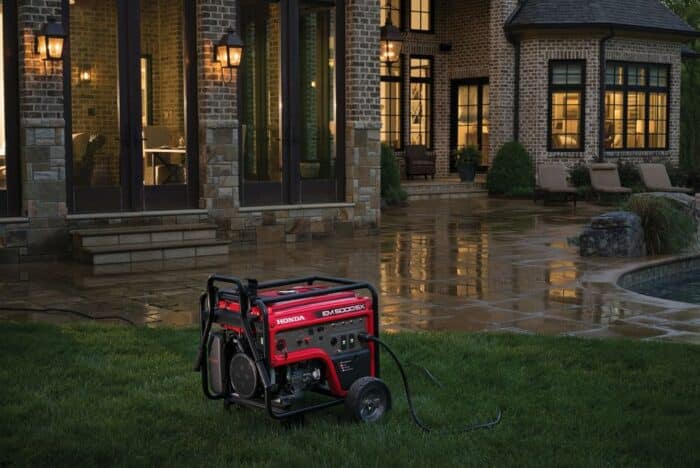 generator outside home