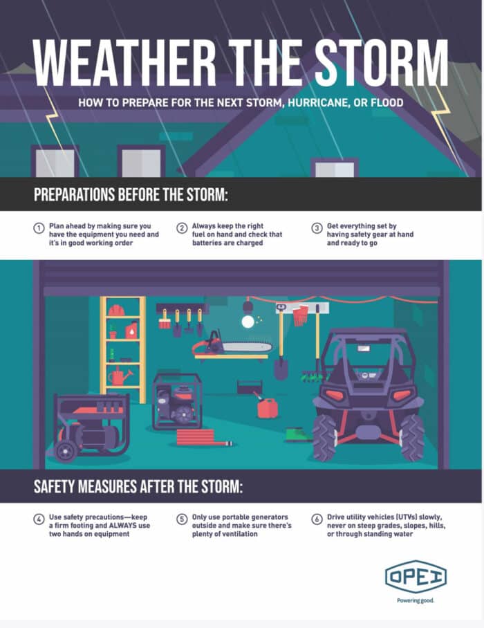 Weather the Storm infographic