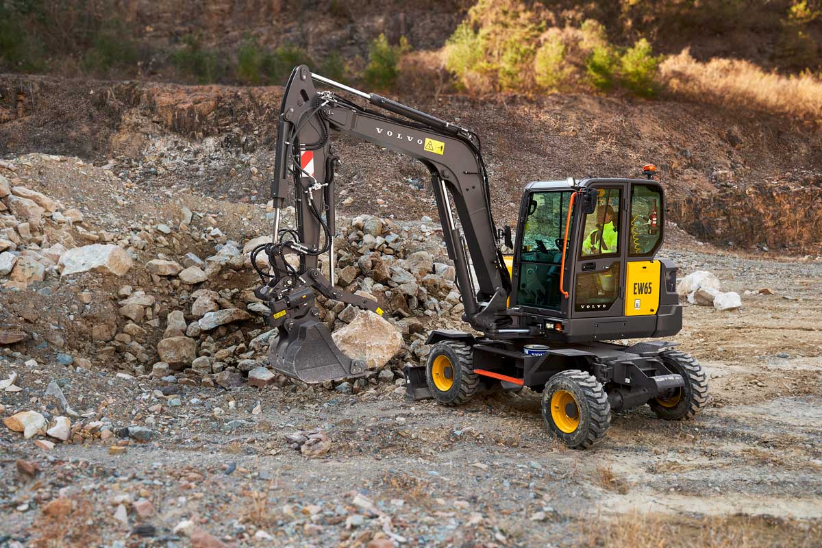 Volvo mini excavator