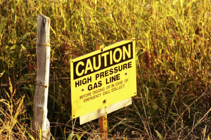 natural gas damages line CGA DIRT index