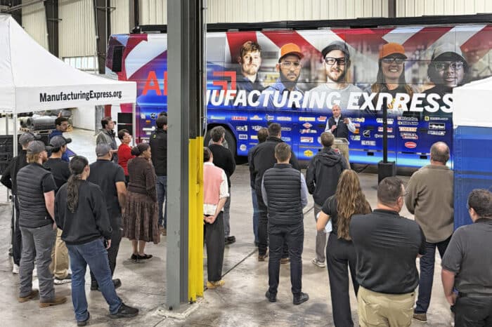 AEM Express manufacturing bus tour