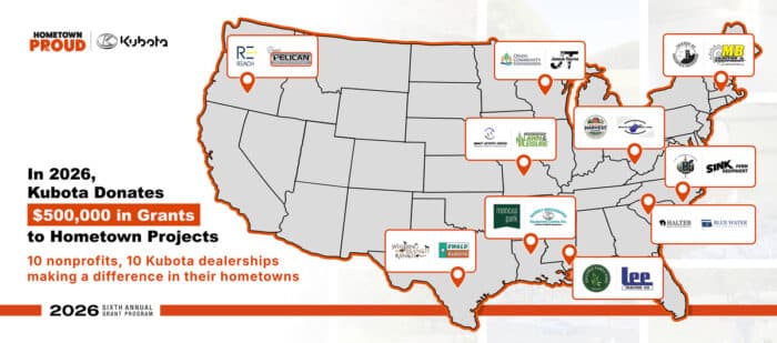 Kubota Hometown Proud Grant Program