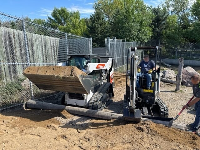 Bobcat equipment working
